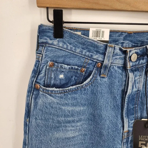 Levi's Premium 501 Original Button Fly Jeans Women's Size 26‎ x 30 NWT $108 - Picture 3 of 11